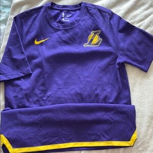 Nike Men’s Lakers Shooting Shirt/Warmup Shirt